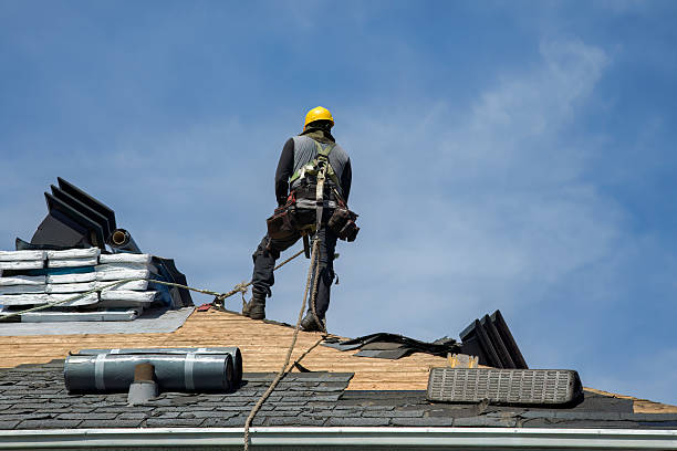 Professional Roof Replacement technician working in Salix, PA